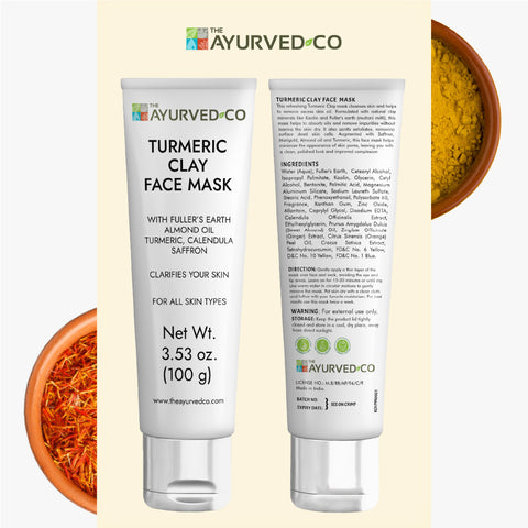 Turmeric Clay Face Mask The Ayurved Co
