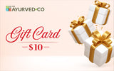 10$ Gift Card The Ayurved Co